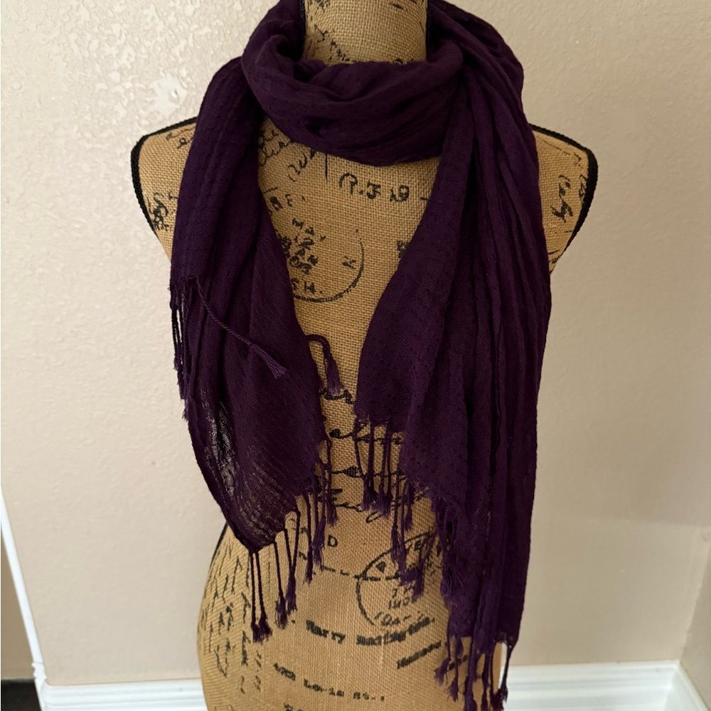 Elegant Purple Women's Scarf